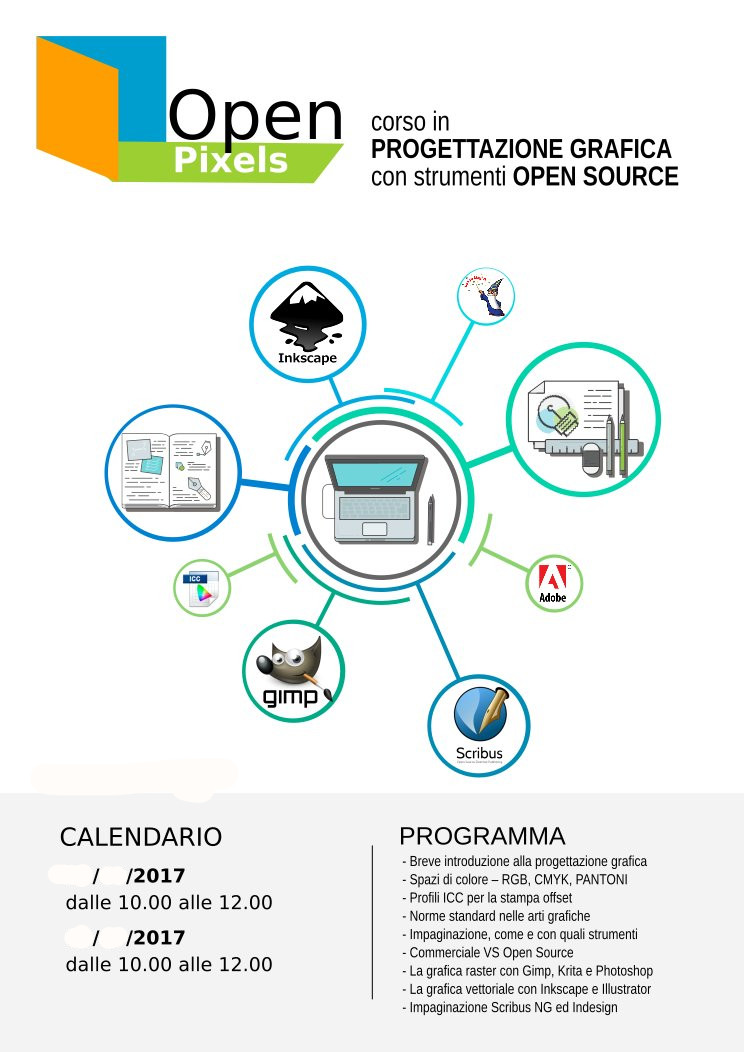open pixels - corso di design Open Source